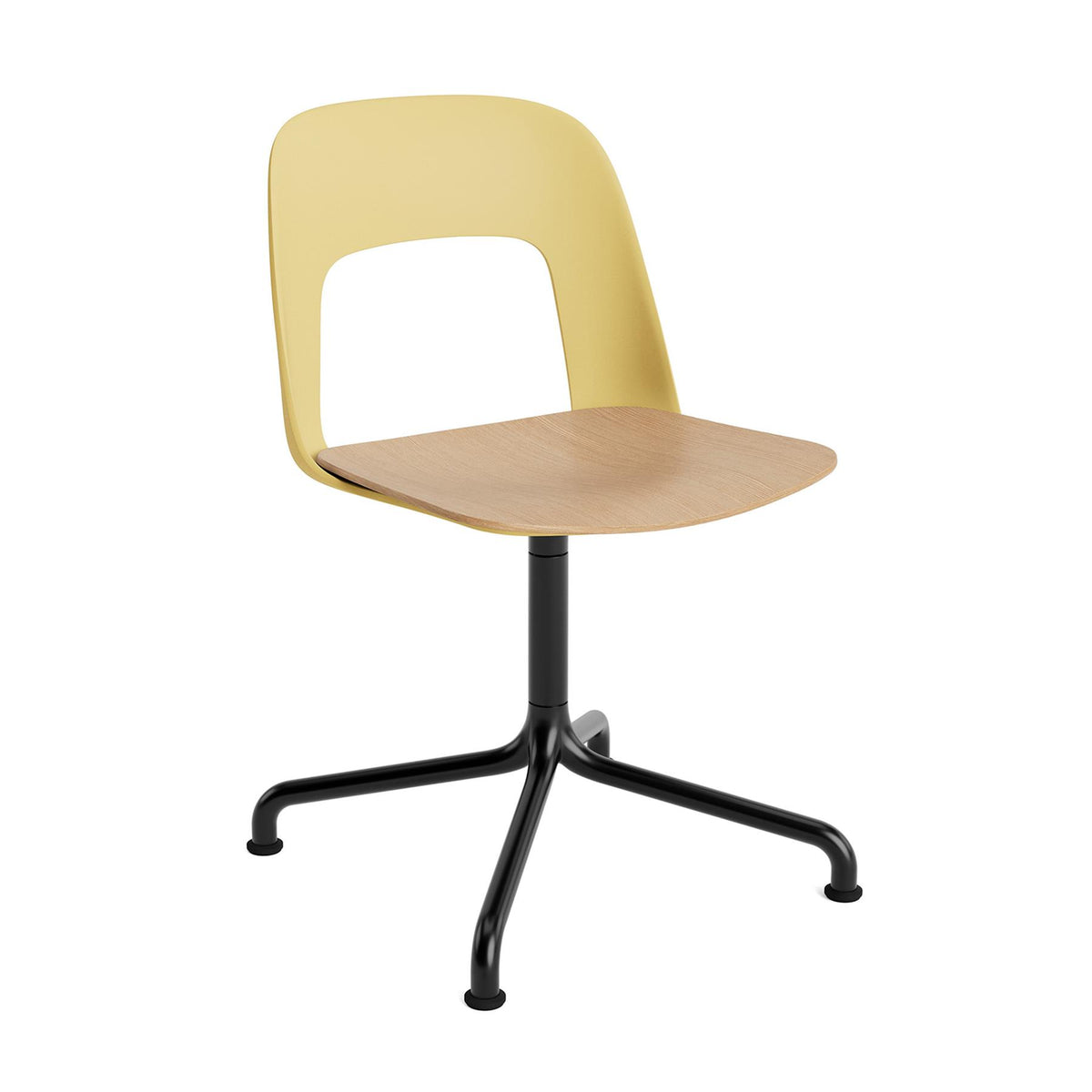 HAY Layout Chair 152 with 4 Star Swivel Arc Base