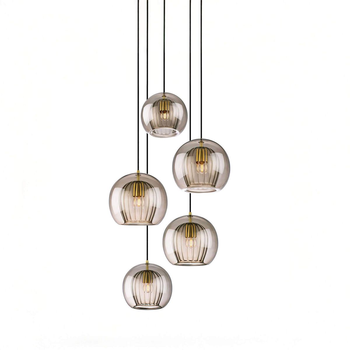 Marc Wood Pleated Crystal Cluster