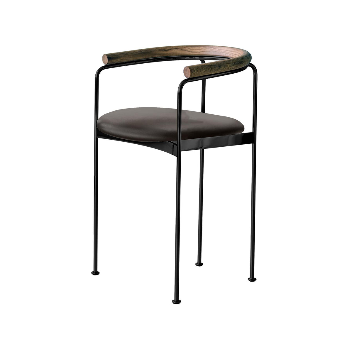 DK3 Baia Counter Stool with Wooden Back
