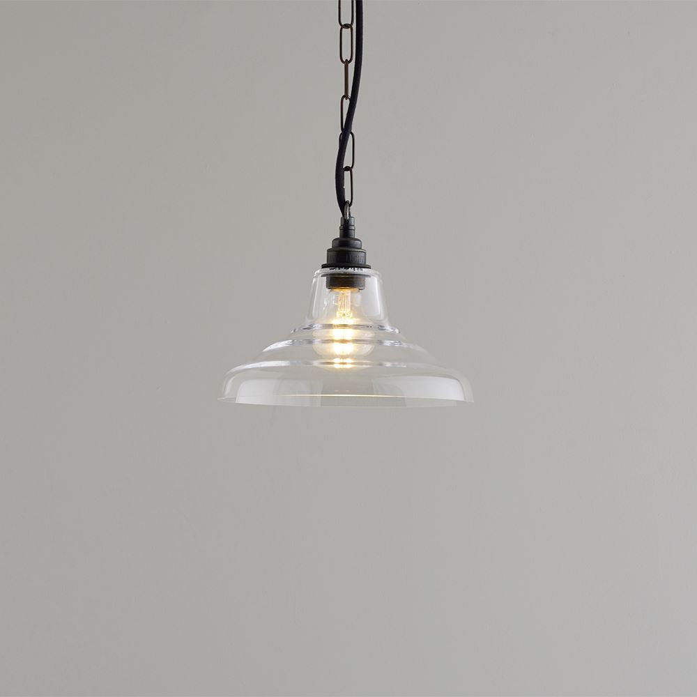 Davey Glass School Pendant Light
