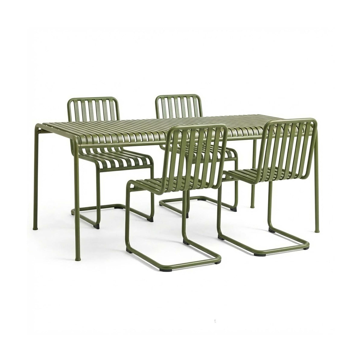 HAY Palissade Cantilever Garden Dining Set - Medium - Curated by Holloways of Ludlow