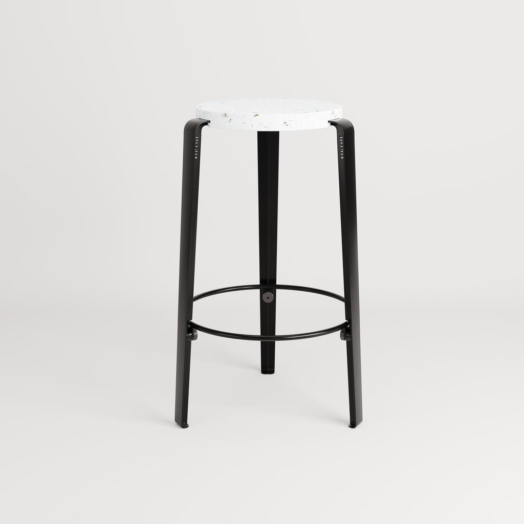 TIPTOE LOU Breakfast Bar Stool Stool - Recycled Plastic Seat