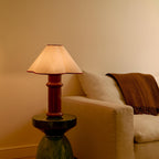 Tala Heath Table Lamp In Port Red