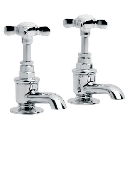 Lefroy Brooks LB1135 Classic Cloakroom Short Nose Pillar Taps