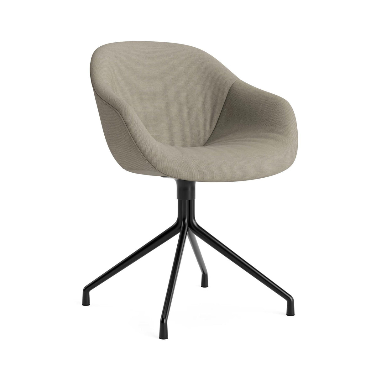 HAY AAC 221 Chair, Soft Upholstery 4 Star Swivel Base Standard Glider