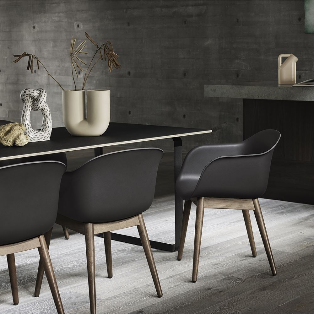 Muuto Fiber Armchair with Wood Base