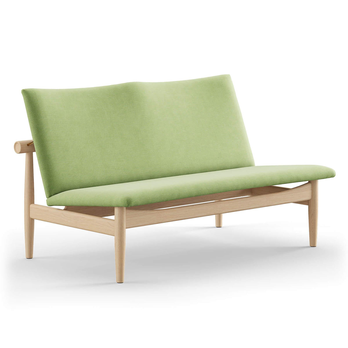 Finn Juhl The Japan 2 Seater Sofa in Clear Oiled Oak