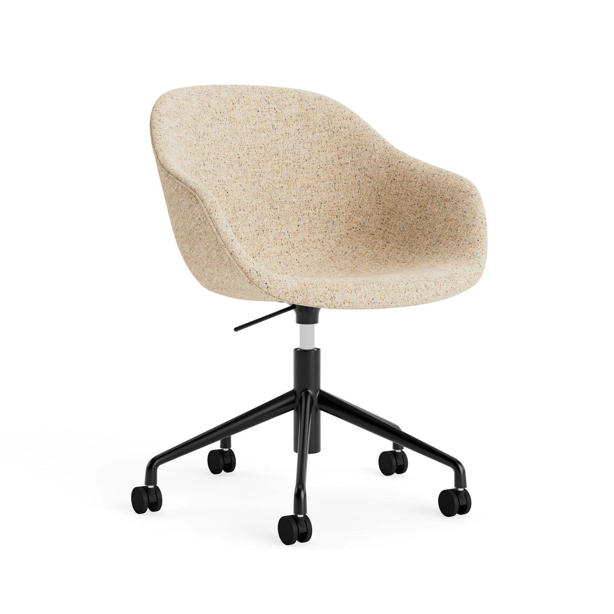 HAY AAC 253 Chair, Upholstered - 5 Star Swivel Base, Gas Lift and Wheels