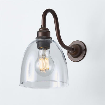 Old School Electric Bell Wall Light : Swan Arm