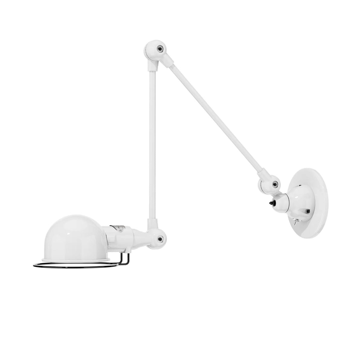 Jielde Signal Two Arm Adjustable Wall Light - Gloss