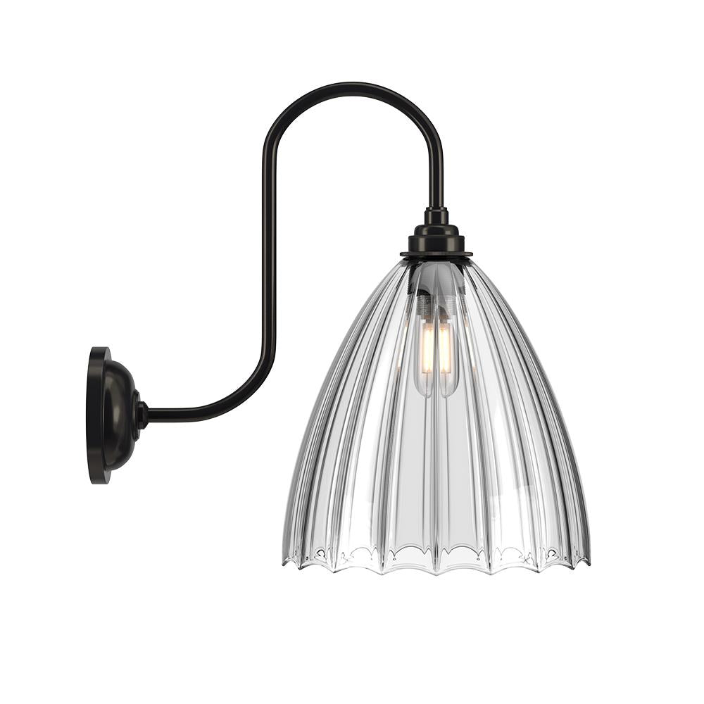 Fritz Fryer Ledbury Swan Neck Bathroom Wall Light