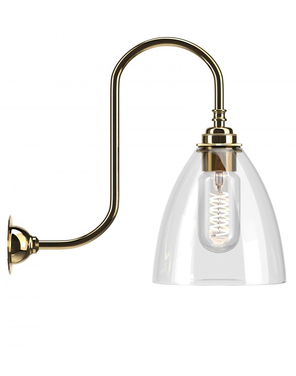 Fritz Fryer Ledbury Swan Neck Wall Light