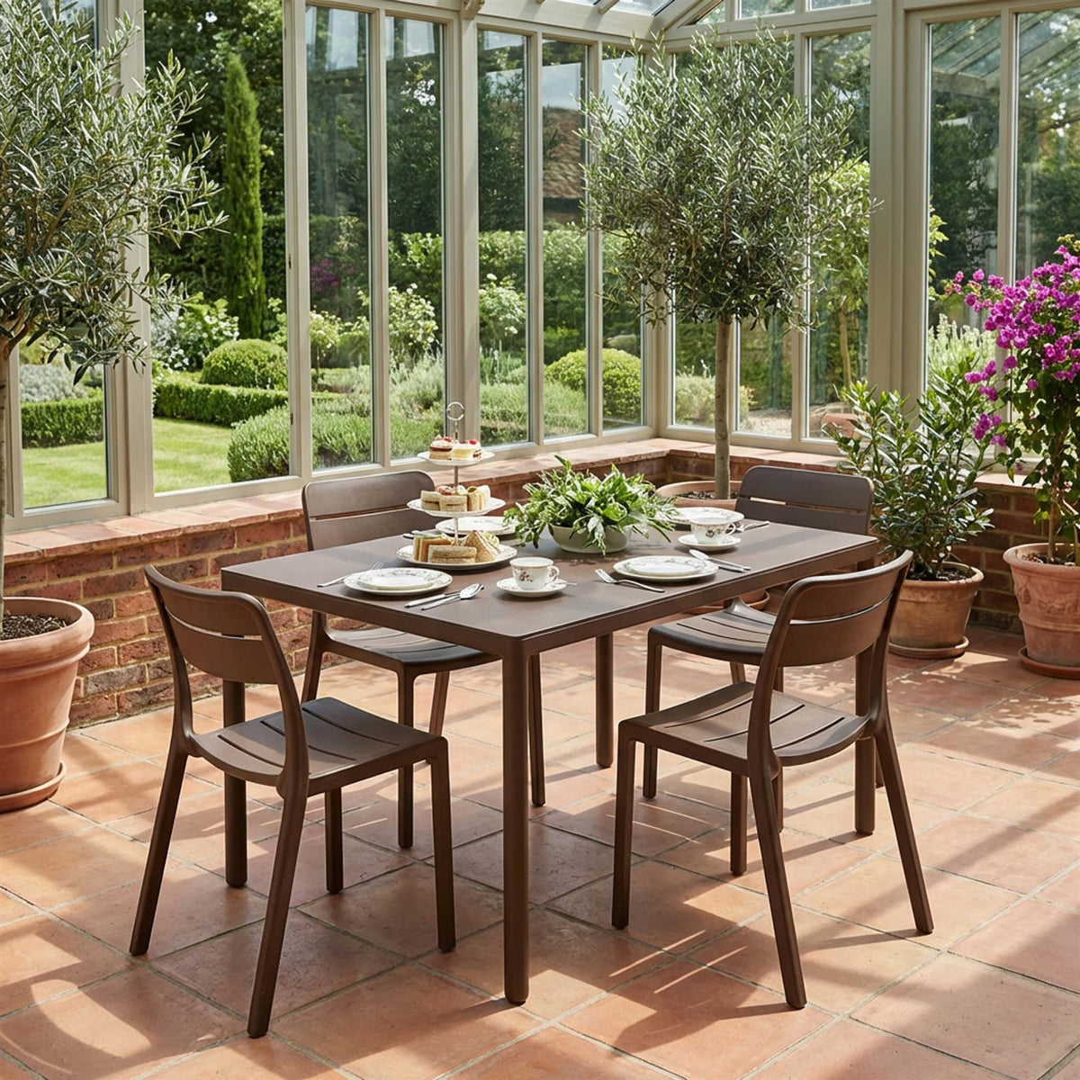 Nardi Cassia Outdoor Dining Set - Medium - Curated by Holloways of Ludlow