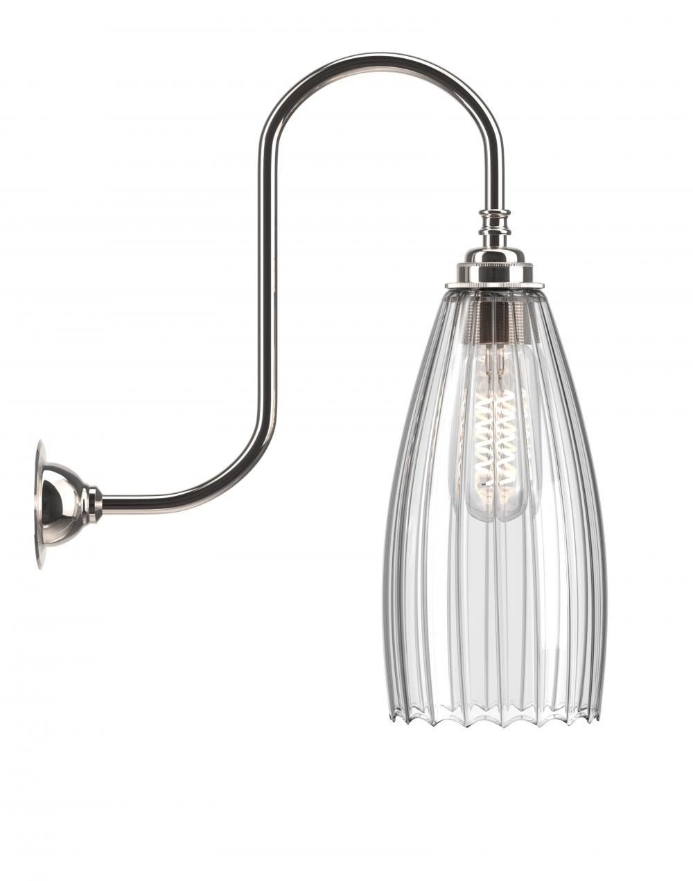 Fritz Fryer Upton Swan Neck Wall Light