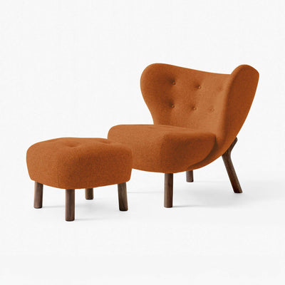 &Tradition VB1 Little Petra Chair with Footstool
