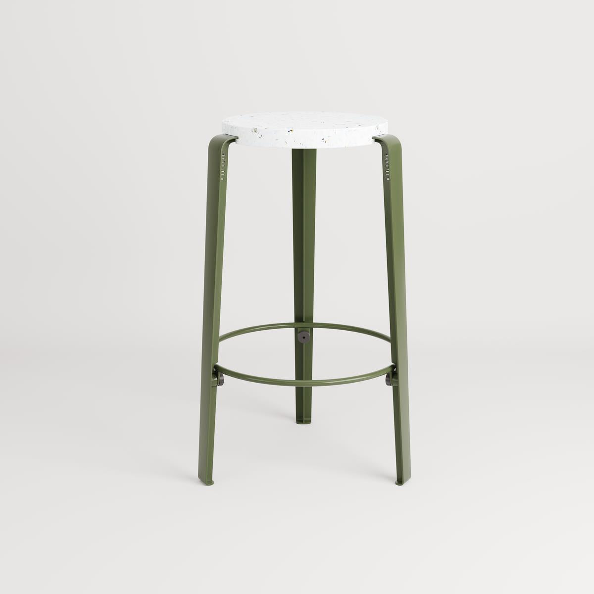 TIPTOE LOU Breakfast Bar Stool Stool - Recycled Plastic Seat