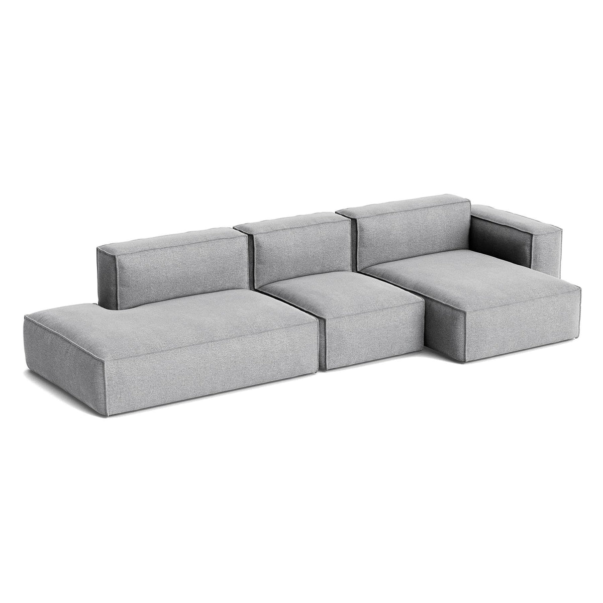 HAY Mags Soft 3+ Seater Sofa Low Armrest with Removable Cover Combination 4 Right