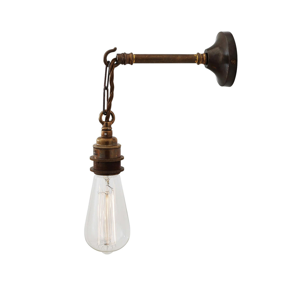 Mullan Lighting Prei Industrial Bare Bulb Wall Light