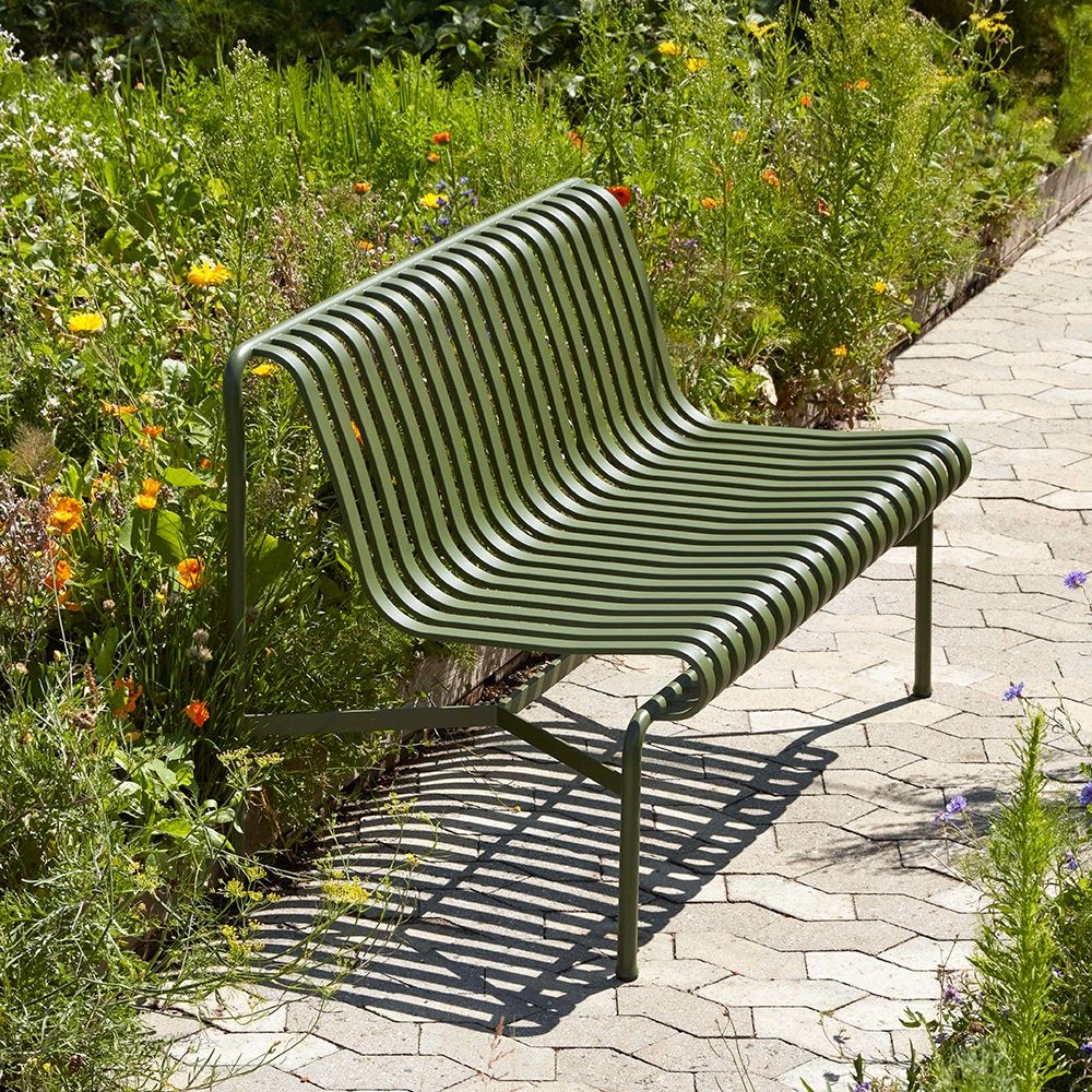 HAY Palissade Garden Dining Bench - Without Arms