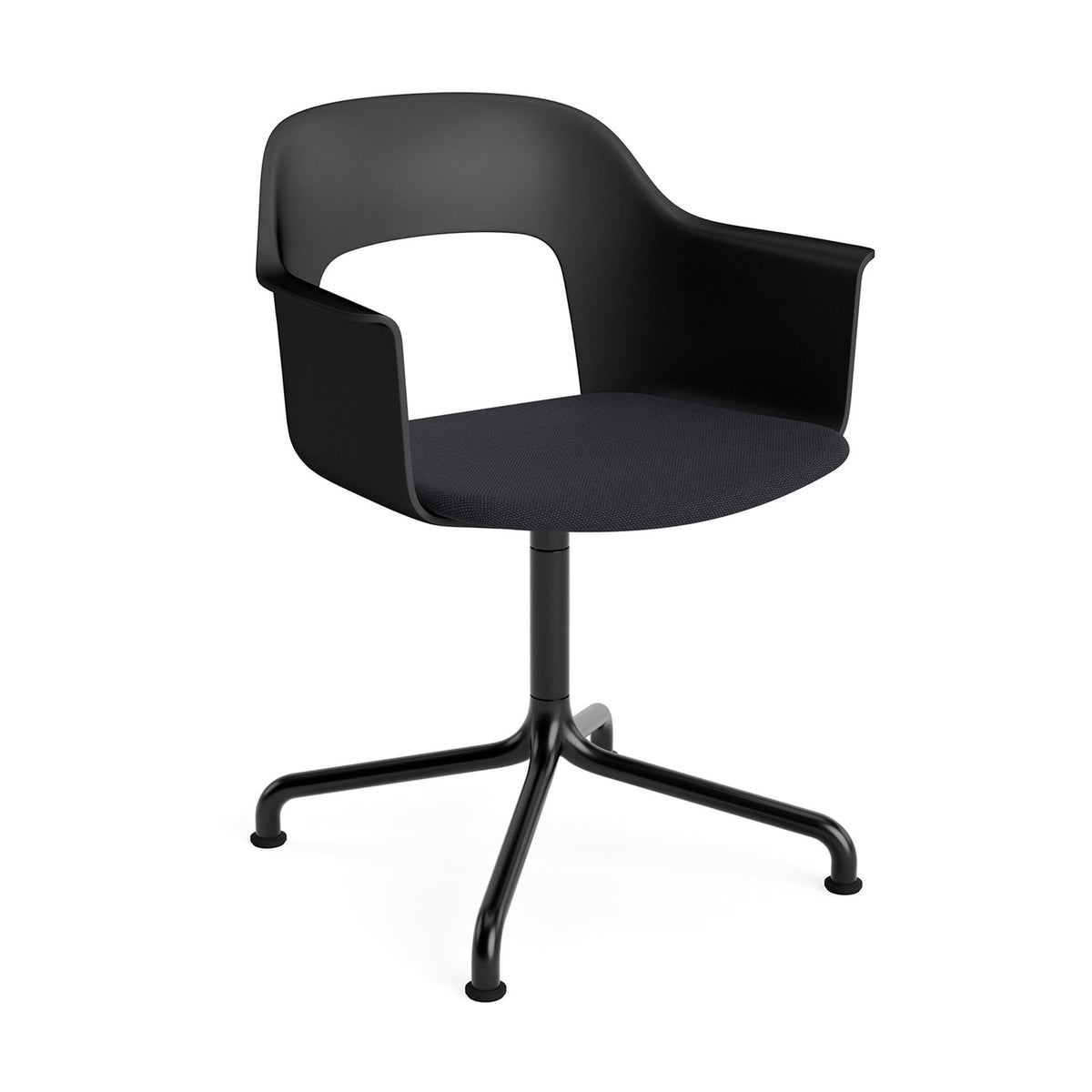HAY Layout Armchair 253 with 4 Star Swivel Arc Base