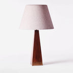 Dusty Deco Pyramid Table Lamp