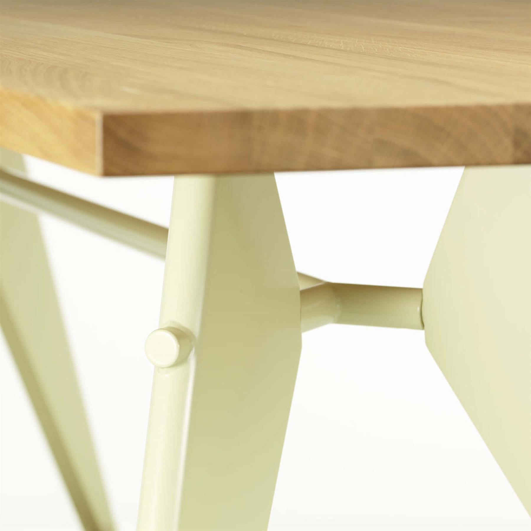 Vitra EM Dining Table with Solid Oak Top