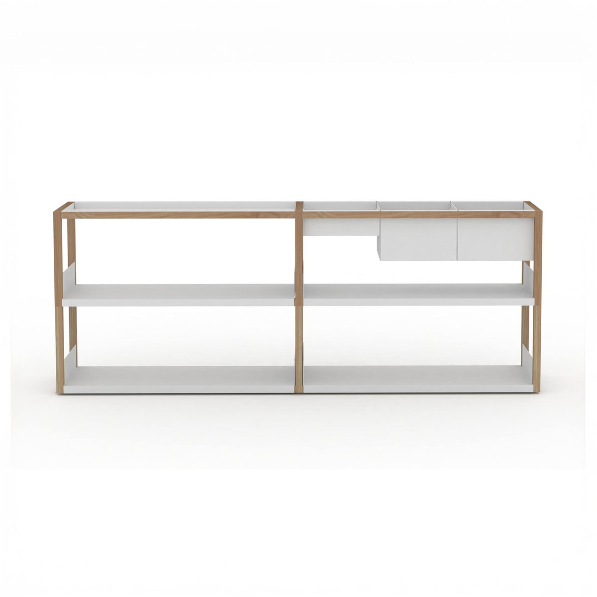 Case Furniture Lap Shelving, Low