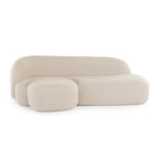 Kartell Aaland 3+ Seater Sofa Tissue Gorgone