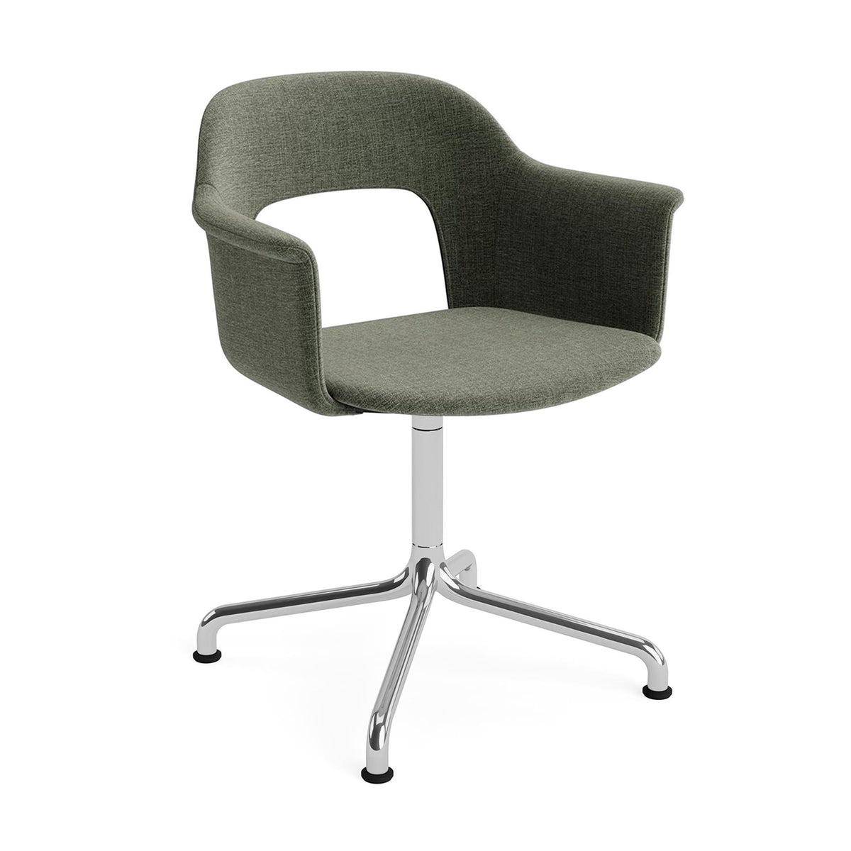 HAY Layout Armchair 254 with 4 Star Swivel Arc Base