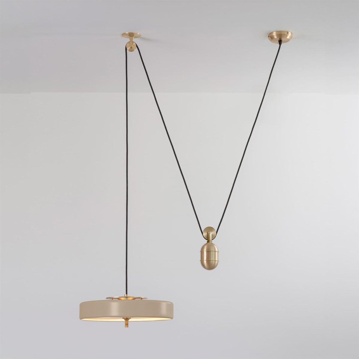 Bert Frank Revolve Rise And Fall Pendant Light
