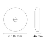Flos Mini Button Wall Light - Glass