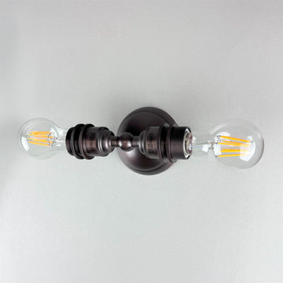 Old School Electric Twin Industrial Wall Light
