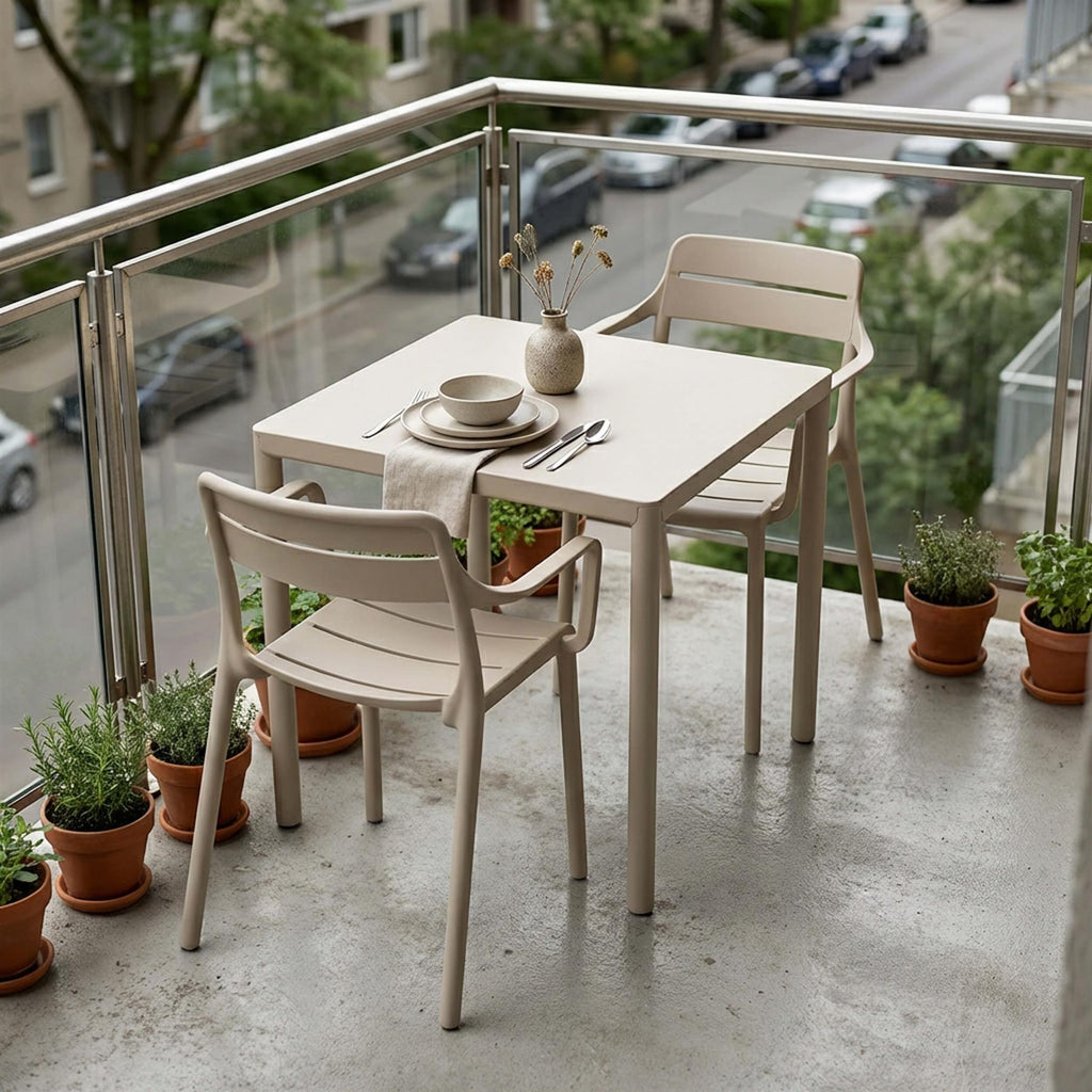 Nardi Cassia Balcony Furniture Set - Curated by Holloways of Ludlow