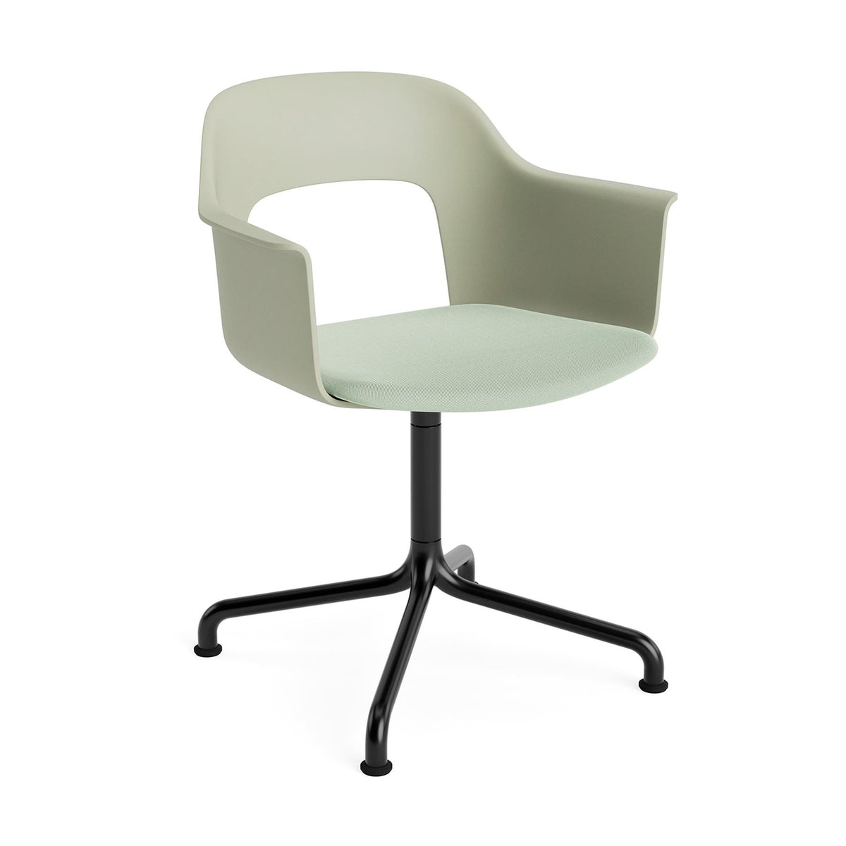 HAY Layout Armchair 253 with 4 Star Swivel Arc Base