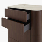 Ligne Roset Parabole Chest of Drawers in Dark Walnut