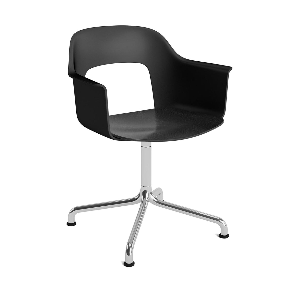 HAY Layout Armchair 252 with 4 Star Swivel Arc Base