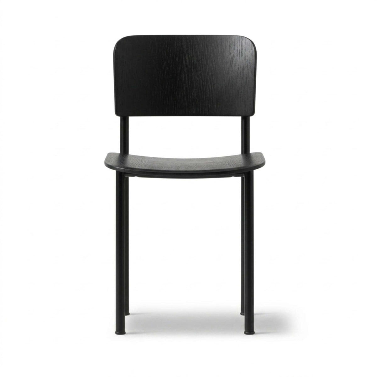Fredericia Plan Dining Chair with Metal Legs