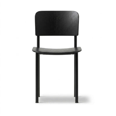 Fredericia Plan Dining Chair with Metal Legs