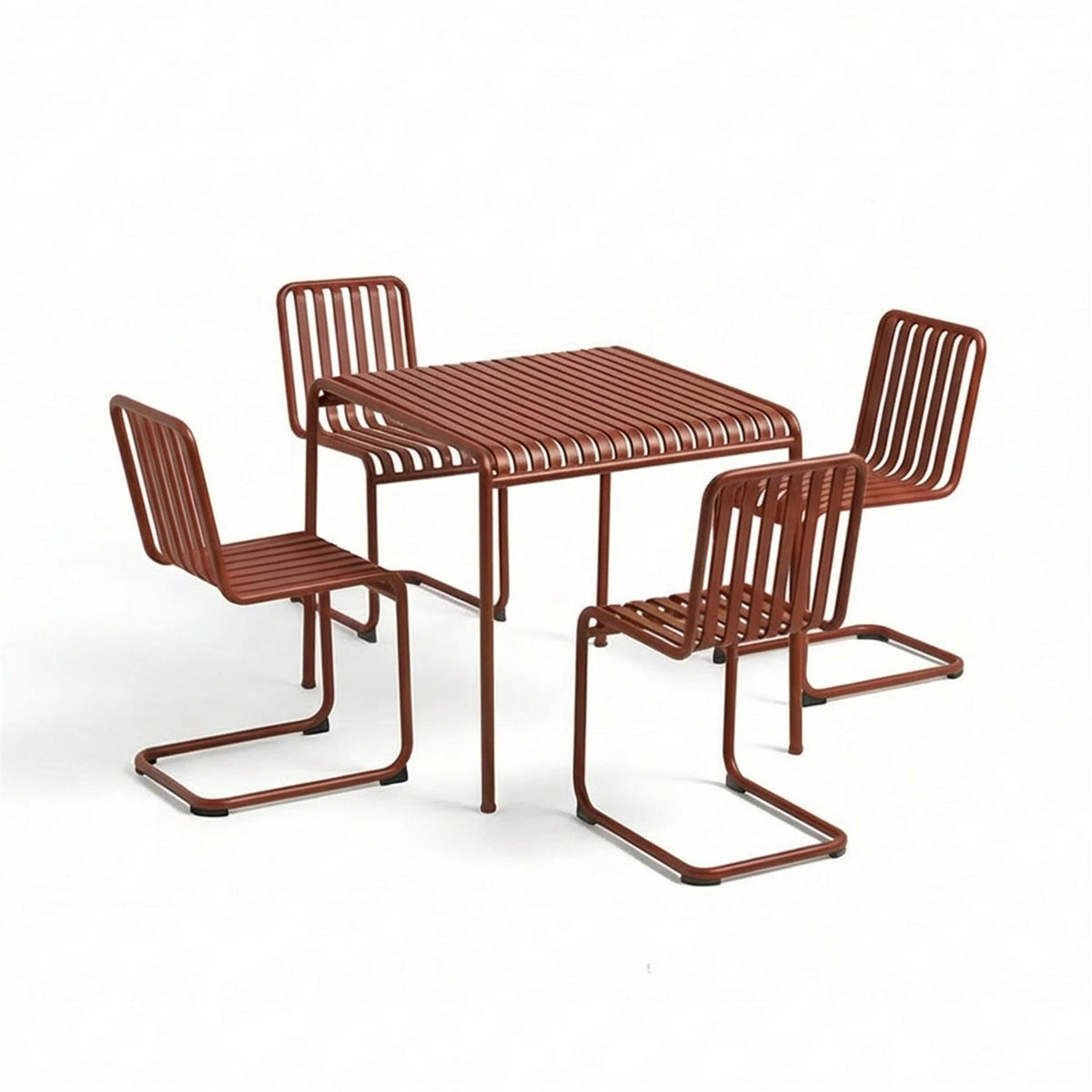 HAY Palissade Cantilever Garden Dining Set - Small - Curated by Holloways of Ludlow