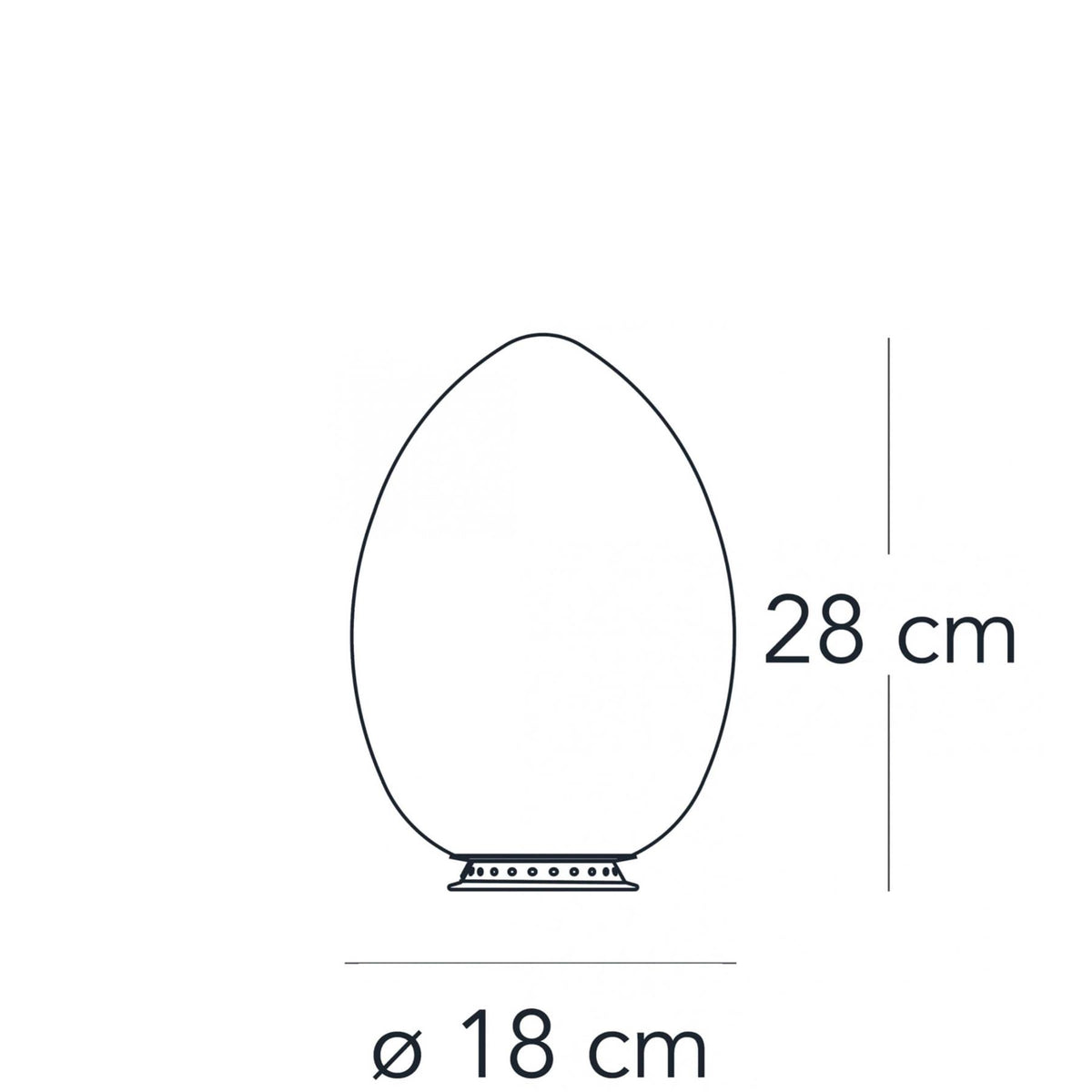 FontanaArte Uovo Table Lamp