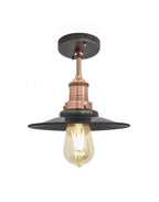 Industville Brooklyn Flush Ceiling Light - Flat Shade