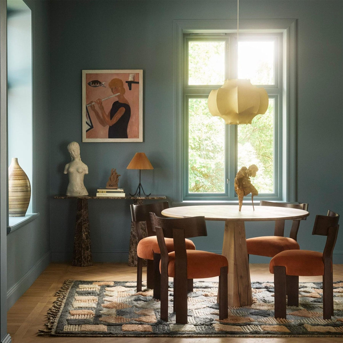 Dusty Deco Hexagon Dining Table
