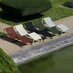 HAY Palissade Cord Garden Chaise Longue