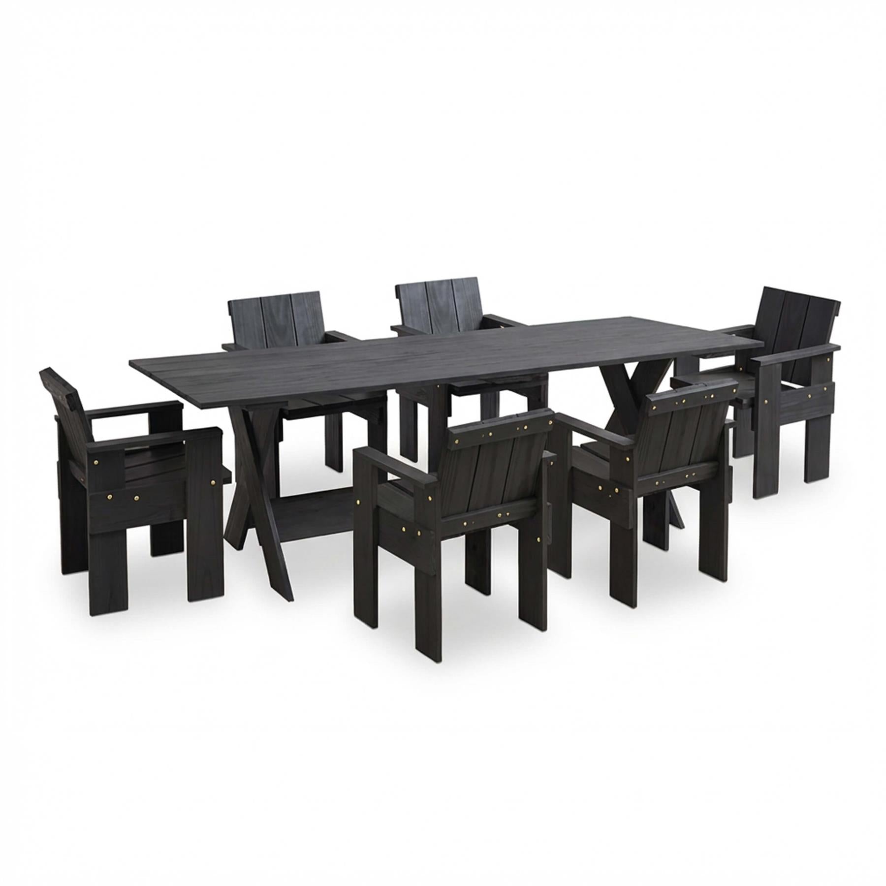 HAY Crate Garden Dining Set - Large - Curated by Holloways of Ludlow
