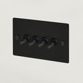 Outlet Buster + Punch 4G Toggle Switch - Black