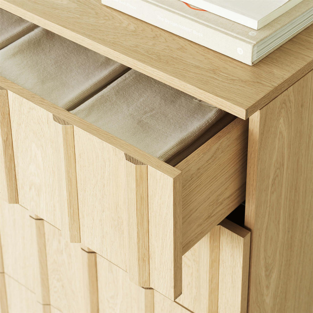 Normann Copenhagen Rib Dresser with 4 Drawers