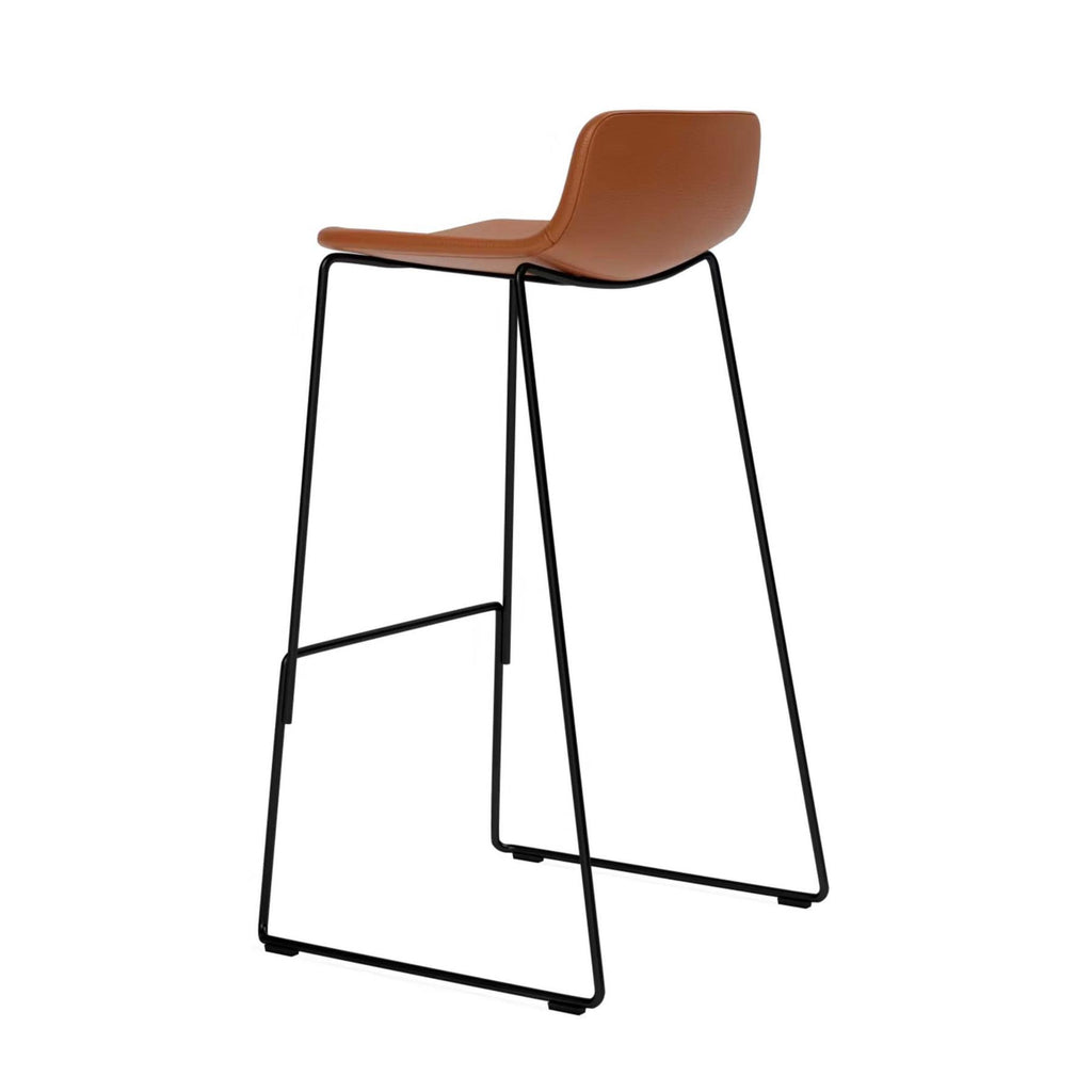Fredericia Pato Sledge Bar Stool, Fully Upholstered