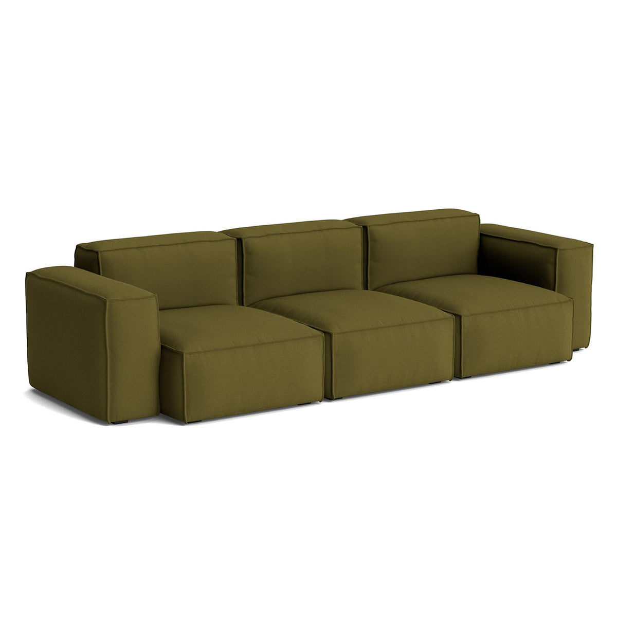 HAY Mags Soft 3+ Seater Sofa Low Armrest with Removable Cover Combination 1