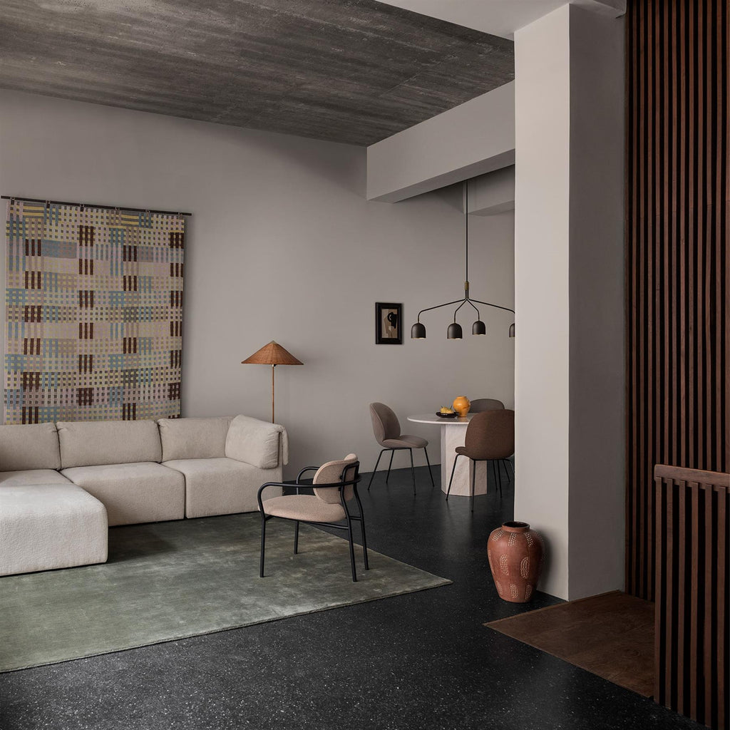 GUBI Coco Dining Armchair, Fully Upholstered
