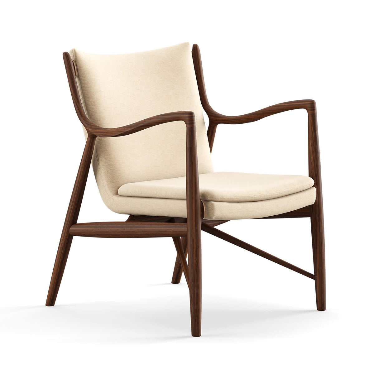 Finn Juhl The 45 Chair in Walnut
